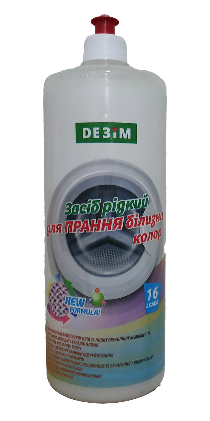 Засіб мийний рідкий для прання білизни КОЛОР, DЕЗІМ, 1л